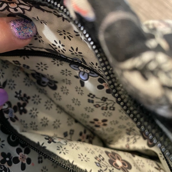Black Floral Vera Bradley Crossbody - Picture 9 of 12